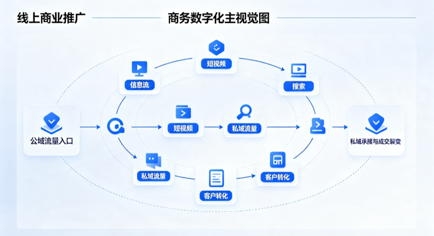 曹县线上商业推广怎么做？全域流量闭环搭建与低成本转化实战指南